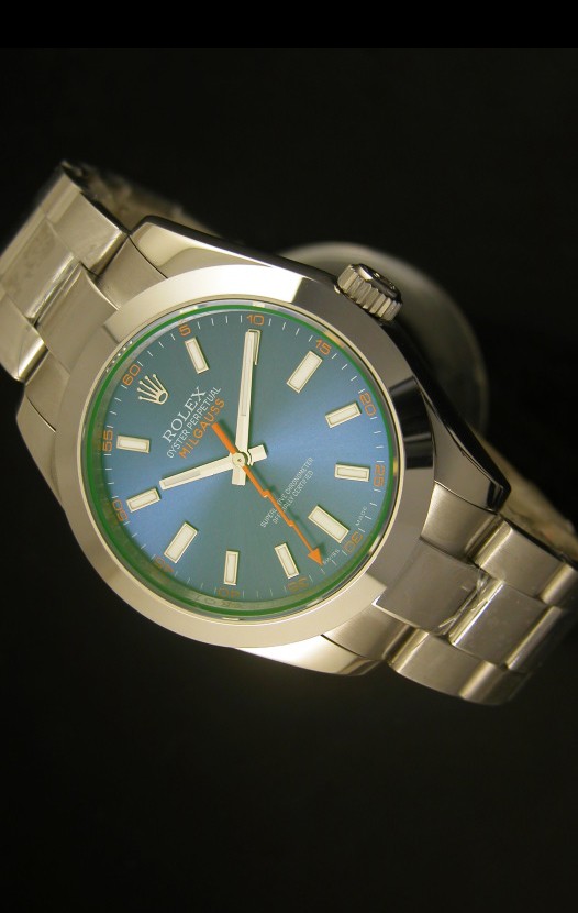 Rolex Milgauss 116400GV Reloj Suizo Dial Blanco