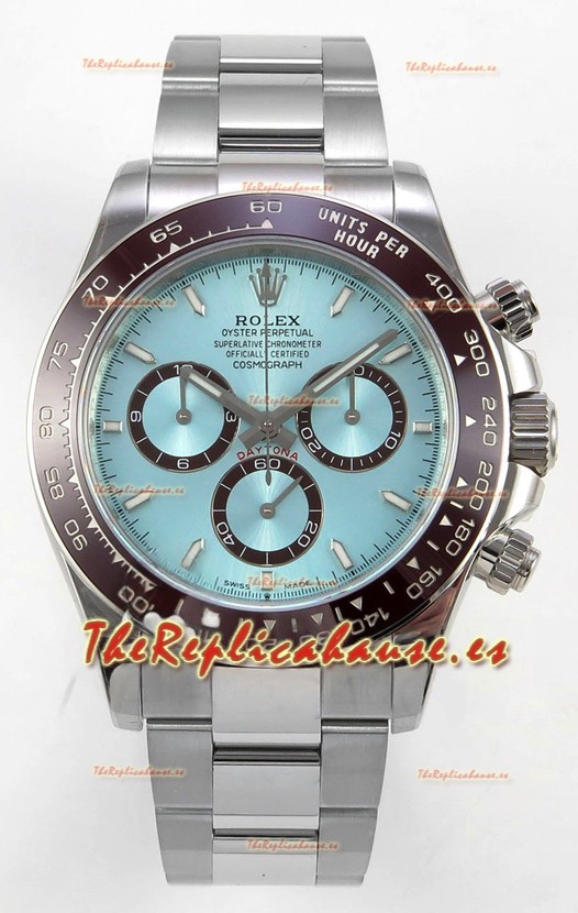Reloj Rolex Daytona 126506 azul hielo con marcadores de varilla y mecanismo MVMNT con volante de inercia variable, superclon