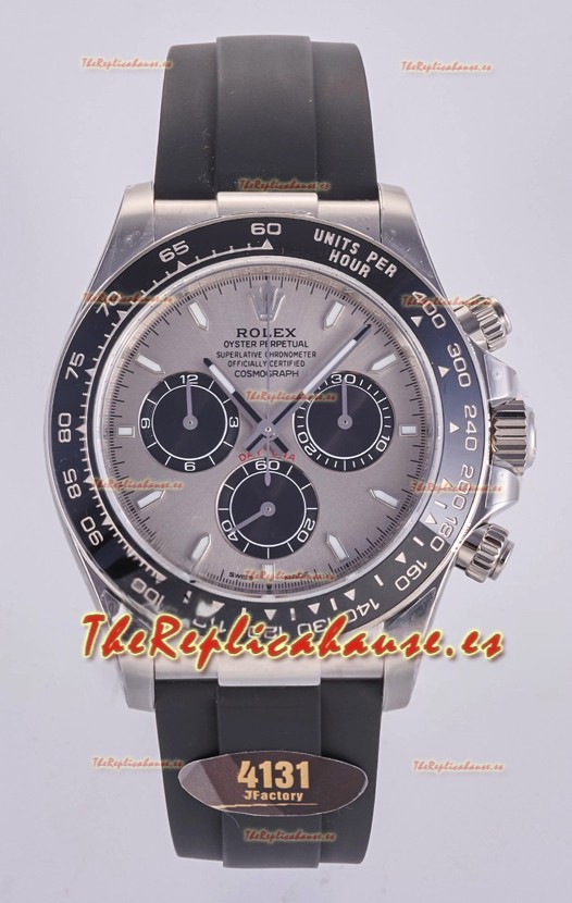 Reloj Rolex Daytona 126509 con esfera plateada, marcadores de bastón y MVMNT con volante de inercia variable, superclon