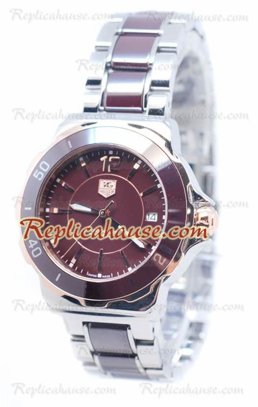 Tag Heuer Formula 1 Quartz Brown Bisel de cerámica Reloj