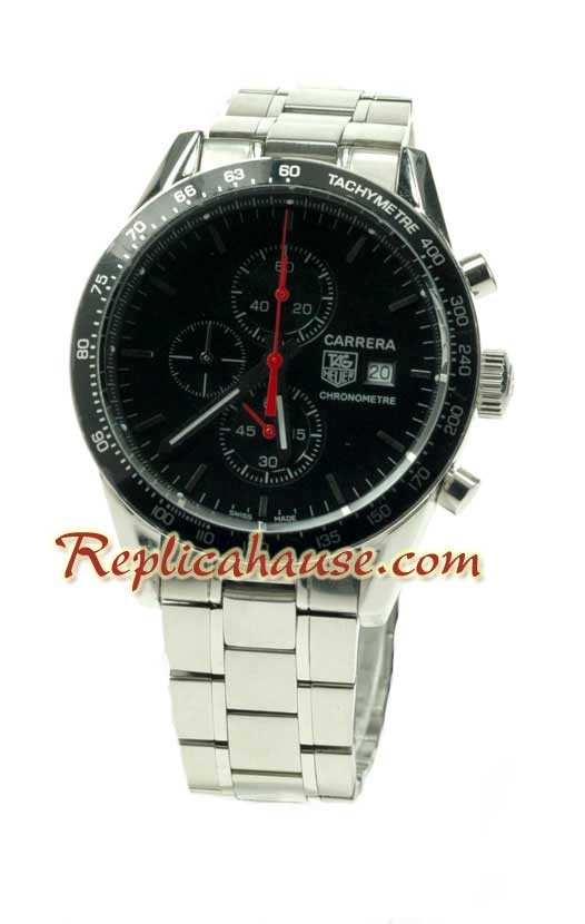 Tag Heuer Carrera Reloj Réplica - Estructura Suiza con movimiento de cuarzo