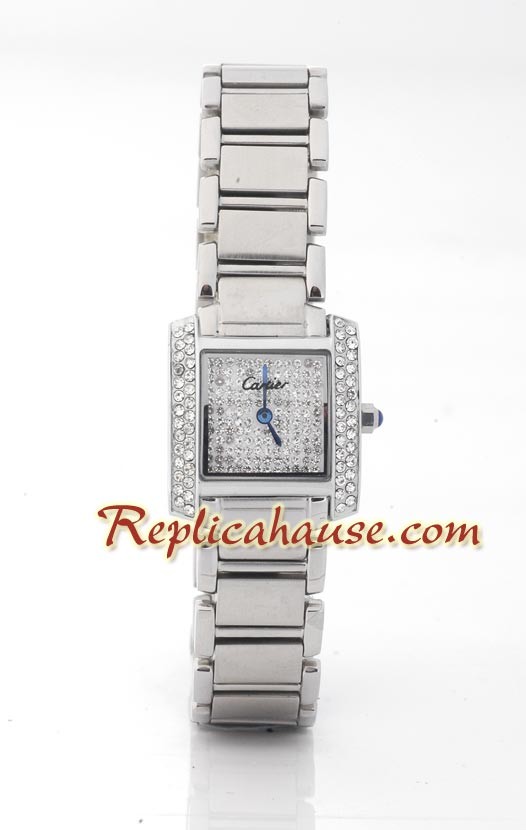 Cartier Tank Francaise Diamonds - Reloj para Dama