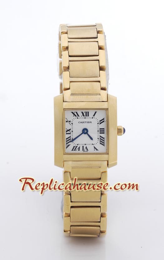 Cartier Tank Francaise Gold - Reloj de Dama