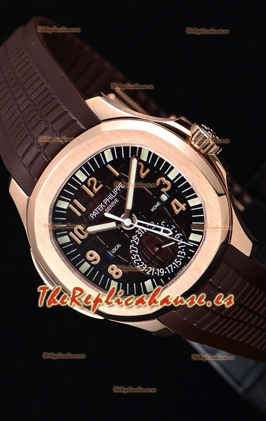 Patek Philippe Aquanaut 5164R Reloj a Espejo 1:1 Dial Marrón