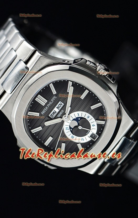 Patek Philippe Nautilus 5726A Reloj Suizo a Espejo 1:1 Dial Gris