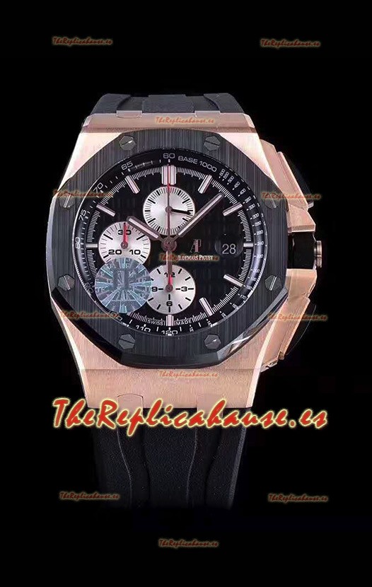 Audemars Piguet Royal Oak Offshore 44MM Oro Rosado Reloj de Acero 904L a Espejo 1:1