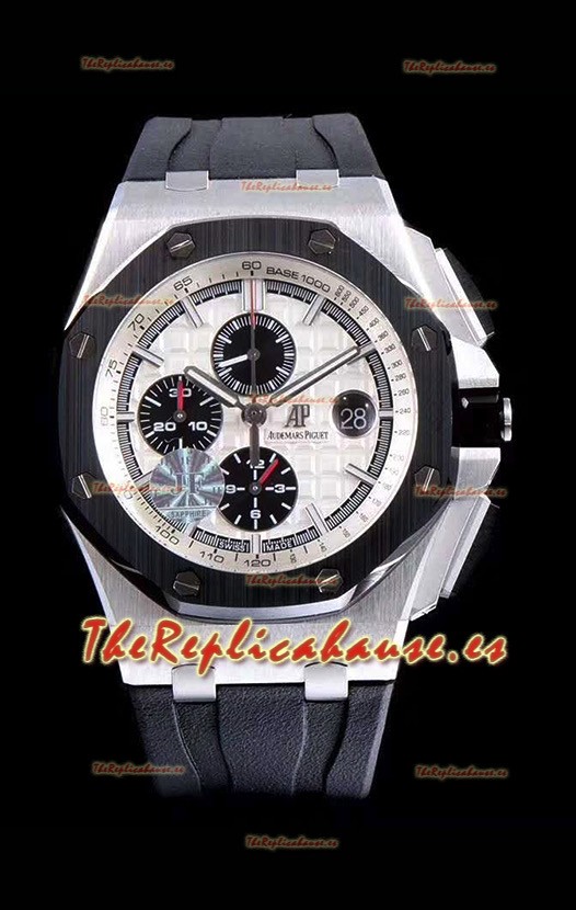 Audemars Piguet Royal Oak Offshore Chronograph 44MM Réloj Réplica de Acero 904L a Espejo 1:1