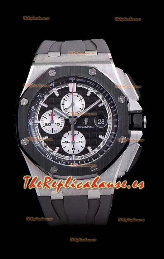 Audemars Piguet Royal Oak Offshore Chronograph 44MM Réloj Réplica de Acero 904L a Espejo 1:1