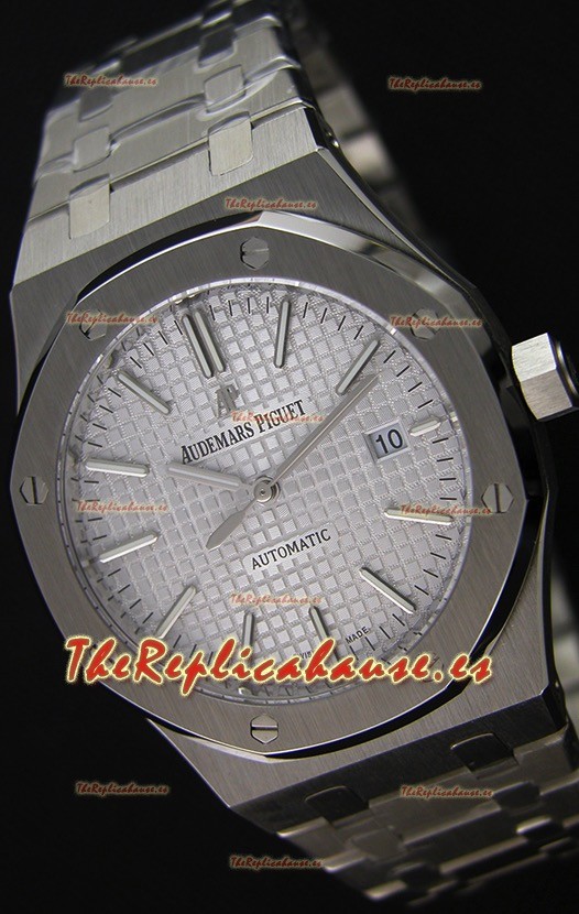 Audemars Piguet Royal Oak 41MM Gris Correa de Acero - Reloj Réplica a Espejo 1:1 Última Edición