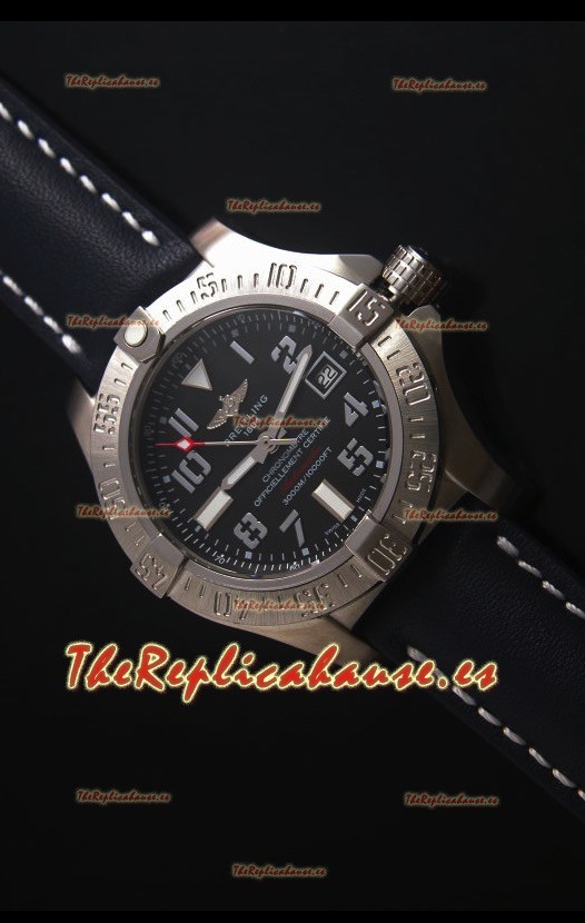 Breitling Avenger II Seawolf Black Dial 45MM - 1:1 Mirror Replica Watch