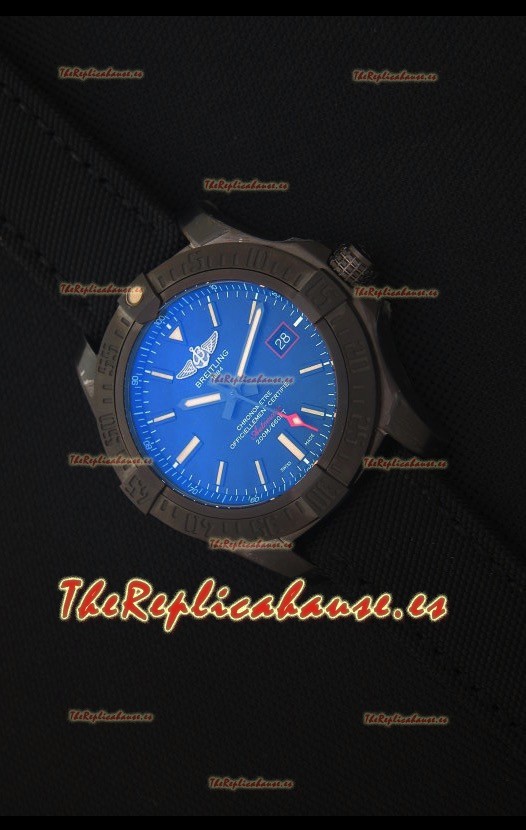 Breitling Avenger Blackbird 44MM Reloj Replica Suizo Caja en Titanio