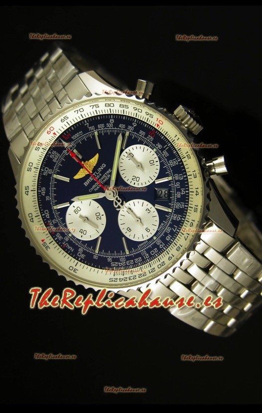 Breitling Navitimer 01 Reloj replica Suizo a Escala 1:1 Actualizado a 2017, Dial Azul