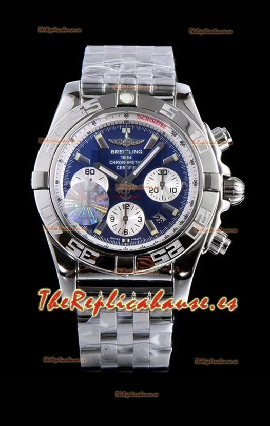 Breitling Chronomat B01 Dial Azul Reloj Suizo de Acero 904L Reloj Réplica a Espejo 1:1