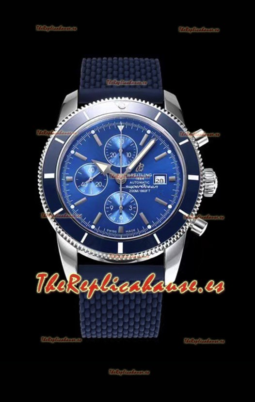 Breitling SuperOcean Heritage II 44MM Dial Azul Reloj Réplica Suizo