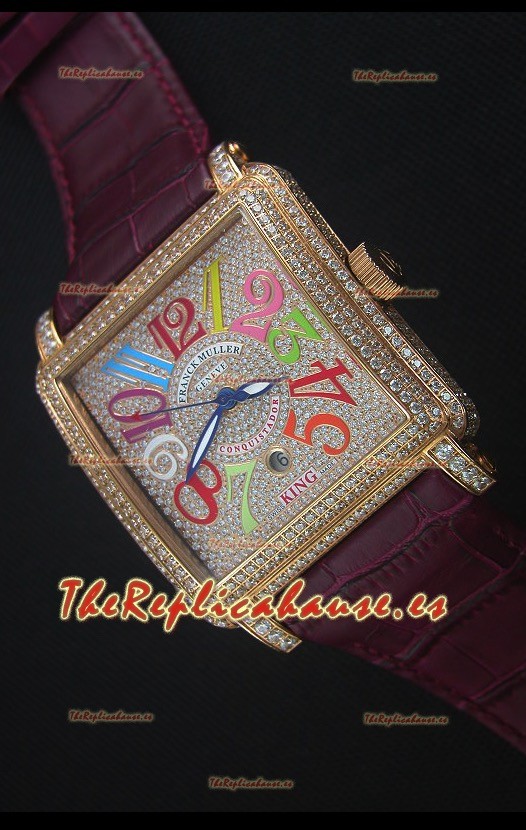 Franck Muller Conquistador King Automatic Crazy Colors Reloj Replica Suizo