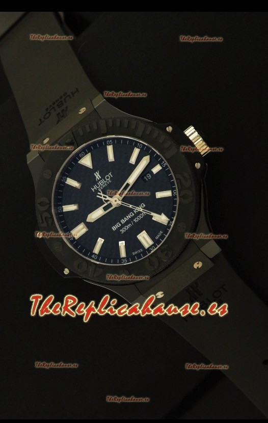 Hublot Big Bang Kind Dial en Cerámica Carbonizada Reloj Replica Suizo a Espejo 1:1