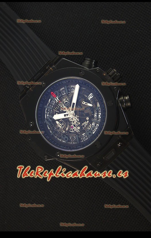 Hublot Big Bang Unico All Black Sapphire Reloj Replica de Cuarzo 45MM