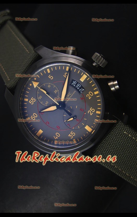 IWC IW389002 Pilot's Chronograph Top Gun Miramar Reloj Replica escala 1:1