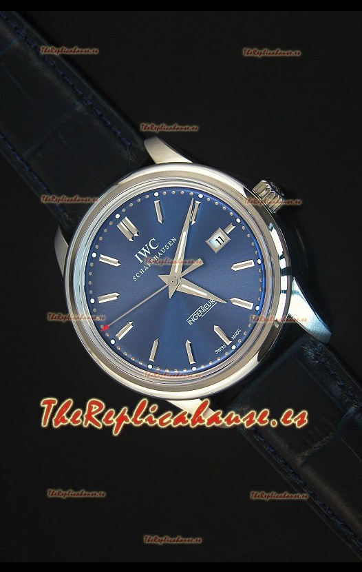 IWC Ingenieur Automatic Reloj Suizo Edición Limitada Dial Azul Replica a Escala 1:1