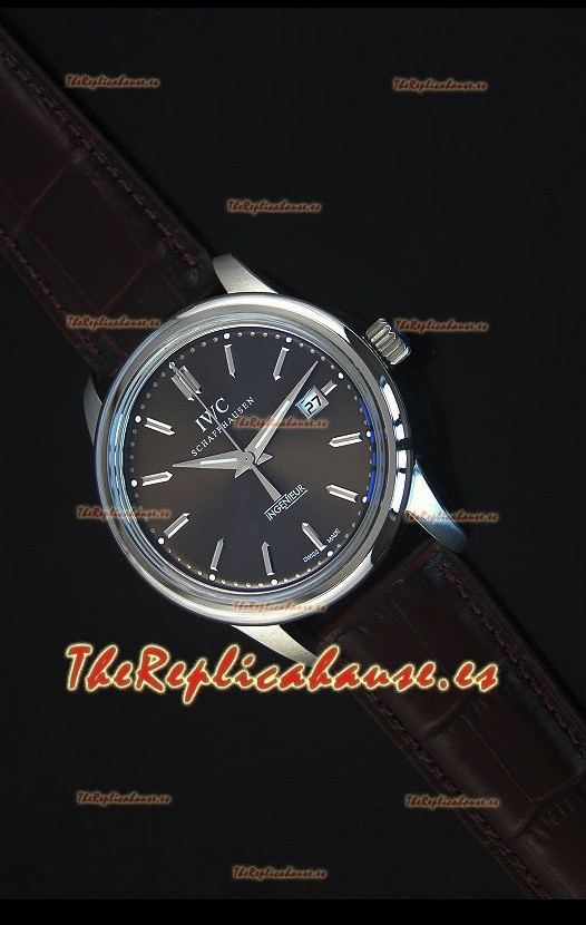 IWC Ingenieur Automatic Reloj Suizo Edición Limitada Dial Gris Replica a Escala 1:1