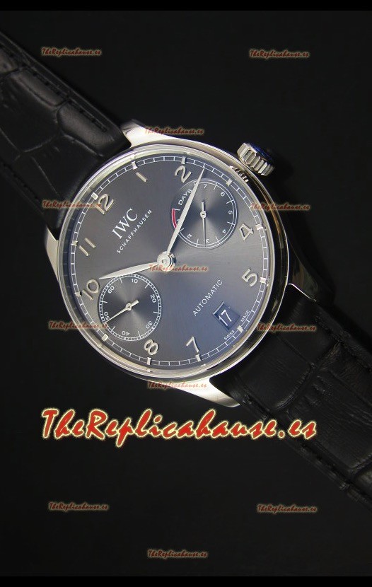 IWC Portugieser Reloj Suizo Replica a escala 1:1 Caja de Acero - Versión 2016 Actualizada