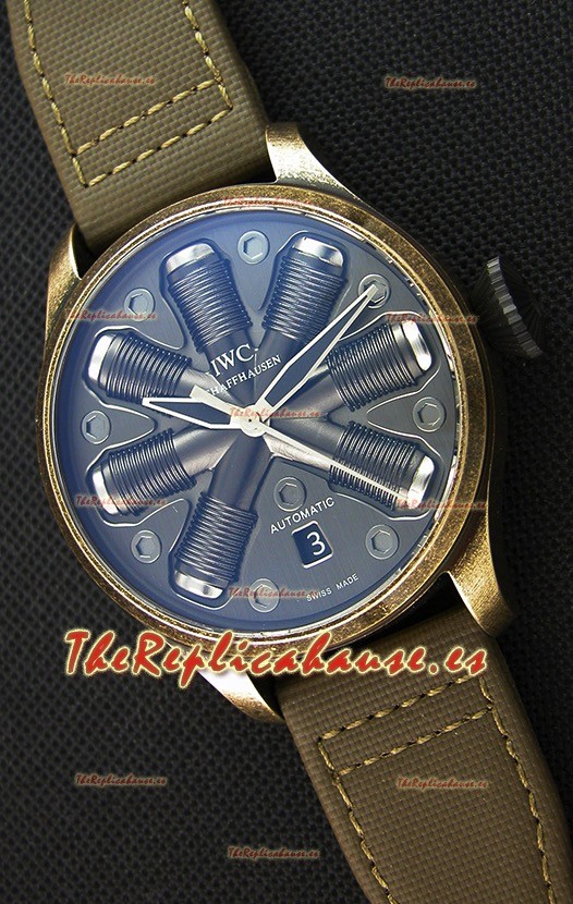IWC Pilot Top Gun Concept Edition Reloj Réplica en Caja tipo Vintage 45.5MM