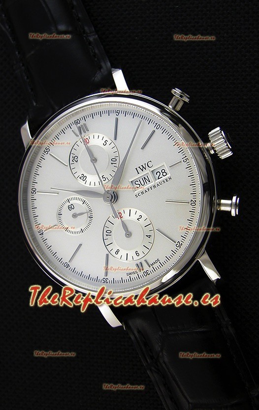 IWC Portofino Chronograph IW391007 Reloj Blanco Réplica a Espejo 1:1