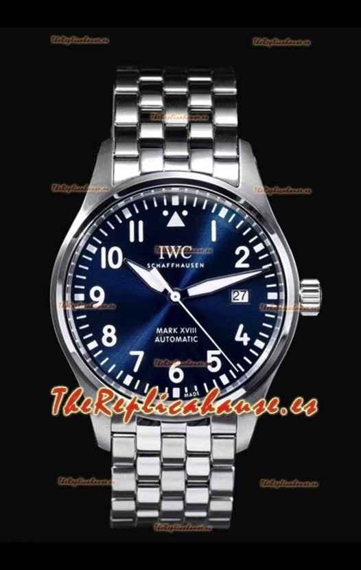IWC MARK XVIII Edición Le Petit Prince en Dial color Azul de Acero 904L - Réplica a Espejo 1:1