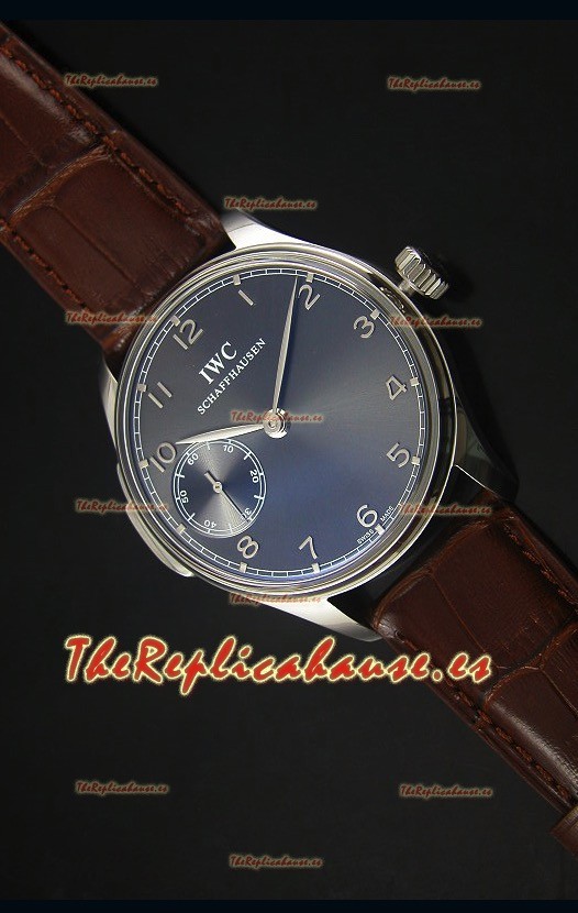 IWC Portuguese Handwind Ref# IW5242 Reloj Replica Suizo 1:1 Dial en Gris