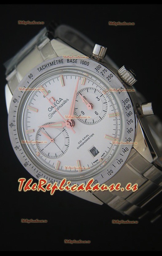 Omega Speedmaster 57 Co-Axial Reloj Cronógrafo Suizo con Marcadores en Oro Rosado