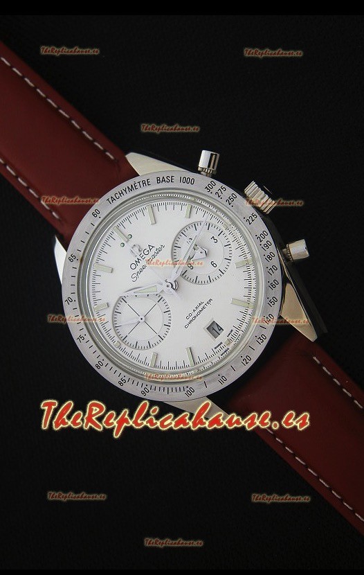 Omega Speedmaster 57 Co-Axial Reloj Cronógrafo con Correa de Piel