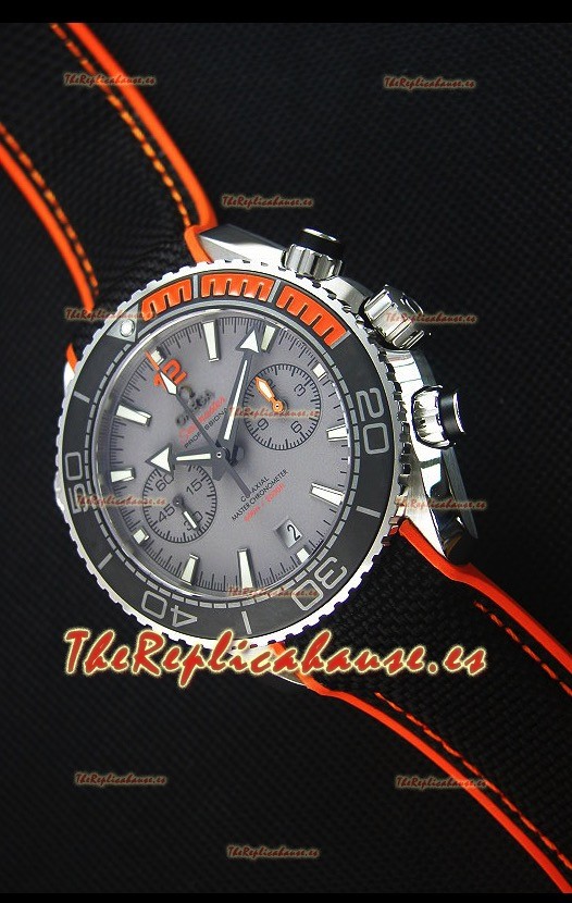 Omega Seamaster Planet Ocean 600M Master Último Reloj Replica Cronógrafo a Espejo 1:1