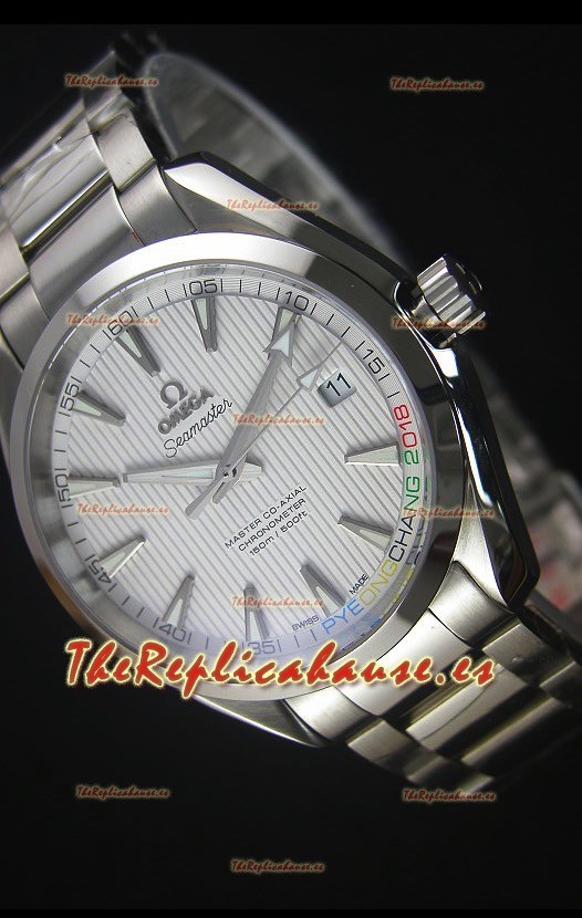 Omega Seamaster Master Co-Axial 2018 Pyeongchang Reloj Replica Suizo Edición Olimpicos