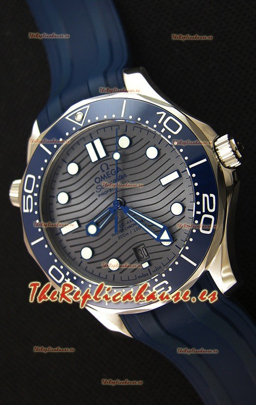 Omega Seamaster 300M Co-Axial Master Chronometer GRIS Reloj Réplica Suizo a Espejo 1:1