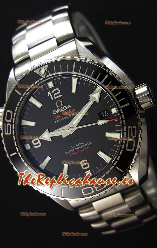 Omega Seamaster Planet Ocean 600M Dial Negro 43.5MM Reloj Réplica a Espejo 1:1 Suizo Actualizado