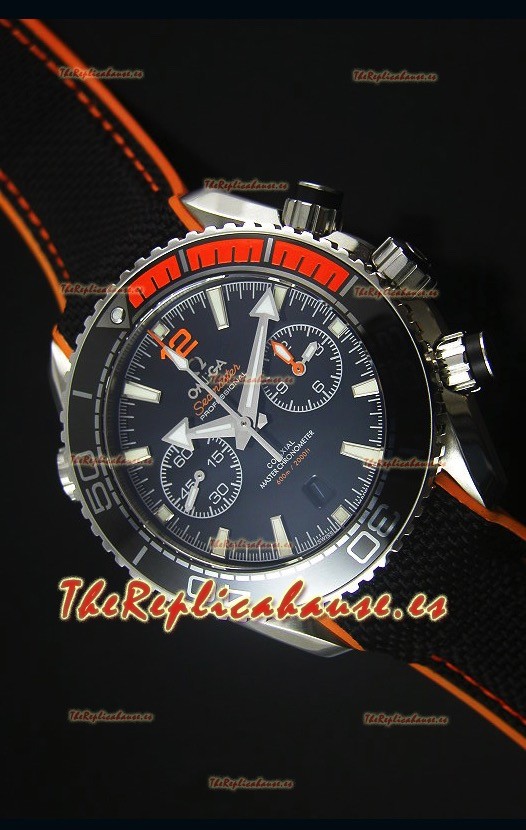 Omega Seamaster Planet Ocean 600M Master Chronograph Reloj Replica Escala 1:1
