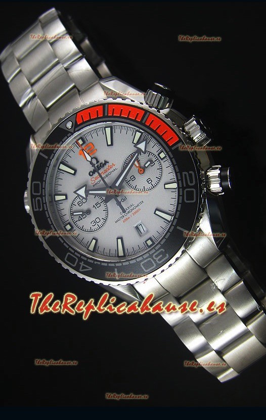 Omega Seamaster Planet Ocean 600M Master Reloj Replica Suizo Cronógrafo Escala 1:1