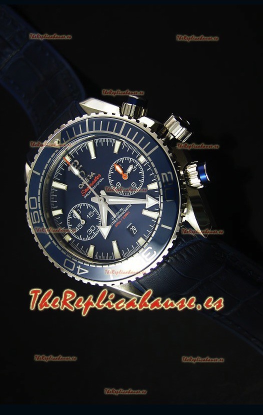 Omega Planet Ocean 600M Reloj Replica Suizo Cronógrafo Escala 1:1