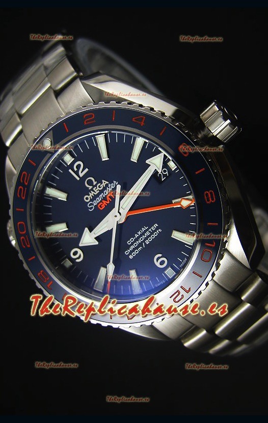 Omega Seamaster Planet Ocean 600M GMT GoodPlanet Reloj Replica Escala 1:1