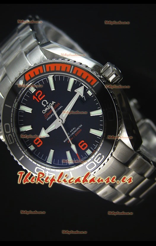 Omega Seamaster Planet Ocean 600M Good Planet Reloj Replica Escala 1:1