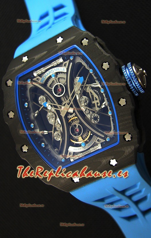 Richard Mille RM53-01 Pablo Mac Donough Caja de Carbón Reloj Réplica Suizo