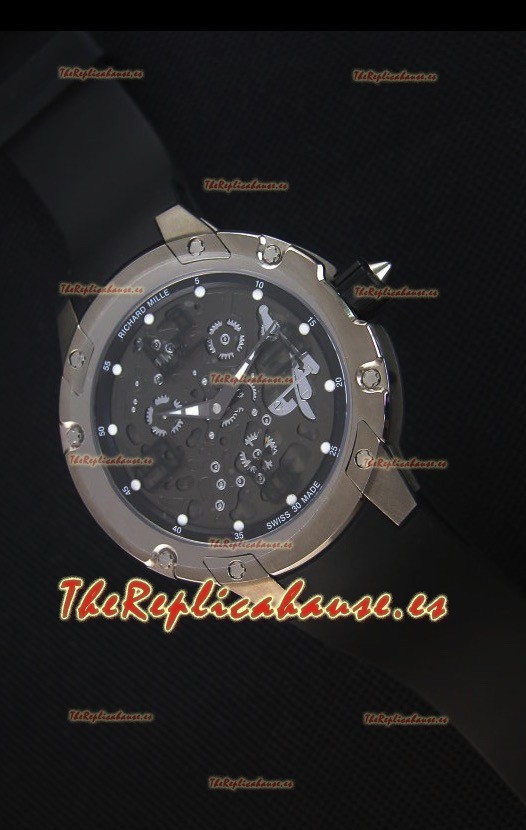 Richard Mille RM033 Extra Flat Edition Reloj Replica Suizo en Titanio con Numerales en Numeros Arábigos