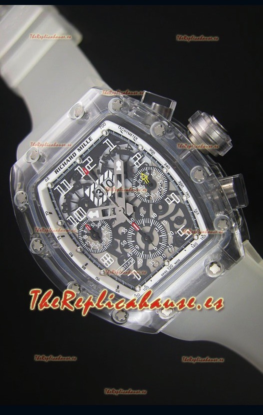 Richard Mille RM056-1 Tourbillon Felipe Massa Reloj Cronógrafo Bisel color Blanco