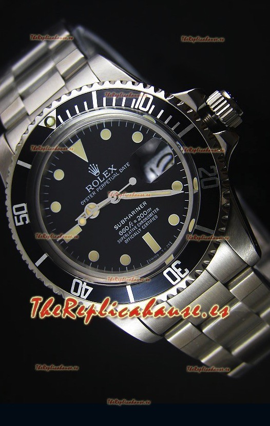 Rolex Submariner 1680 Edición Vintage Reloj Replica Suizo a Espejo 1:1