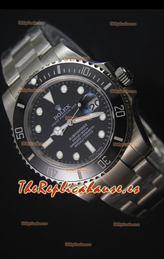 Rolex Submariner 116610 Black Ceramic - Reloj Replica Suizo La mejor y última Edición de 2017