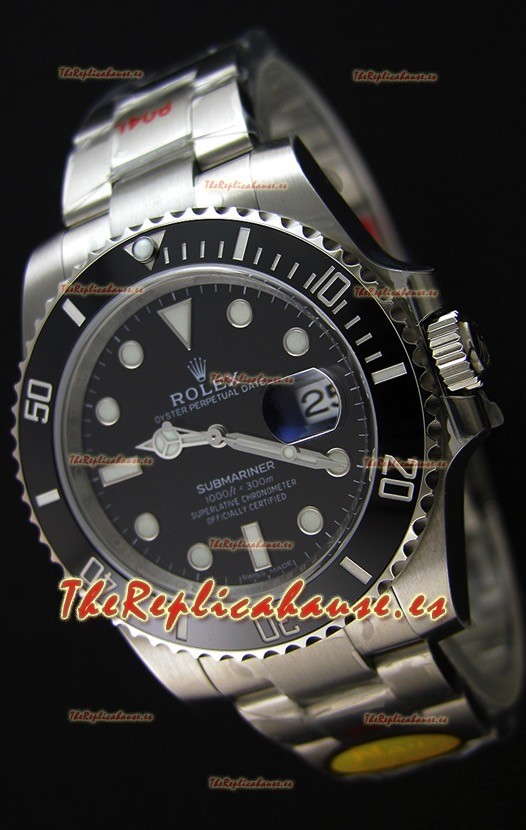 Rolex Submariner Ref#116610 ETA3135 Réplica a Espejo 1:1 - Reloj Ultimate de Acero 904L