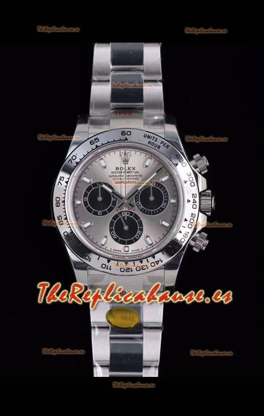 Rolex Daytona 116519 Reloj de Acero 904L a espejo 1:1 - Oro Blanco Movimiento Original Cal.4130