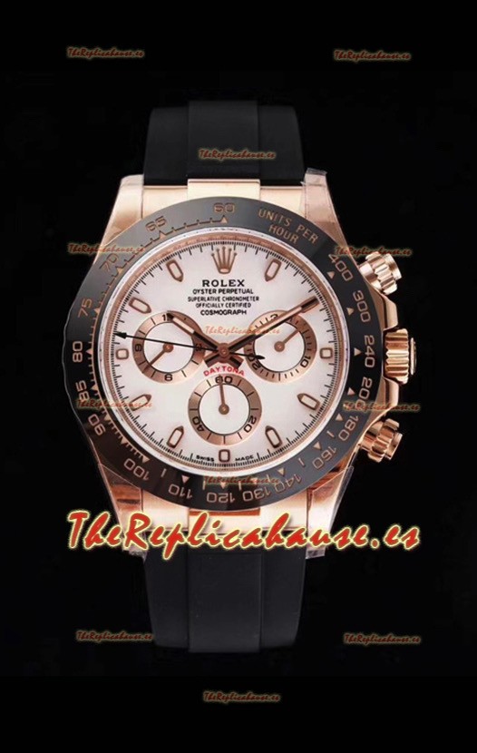 Rolex Daytona 116515LN Movimiento Original Cal.4130 Oro Everose - Reloj de Acero 904L a Espejo 1:1