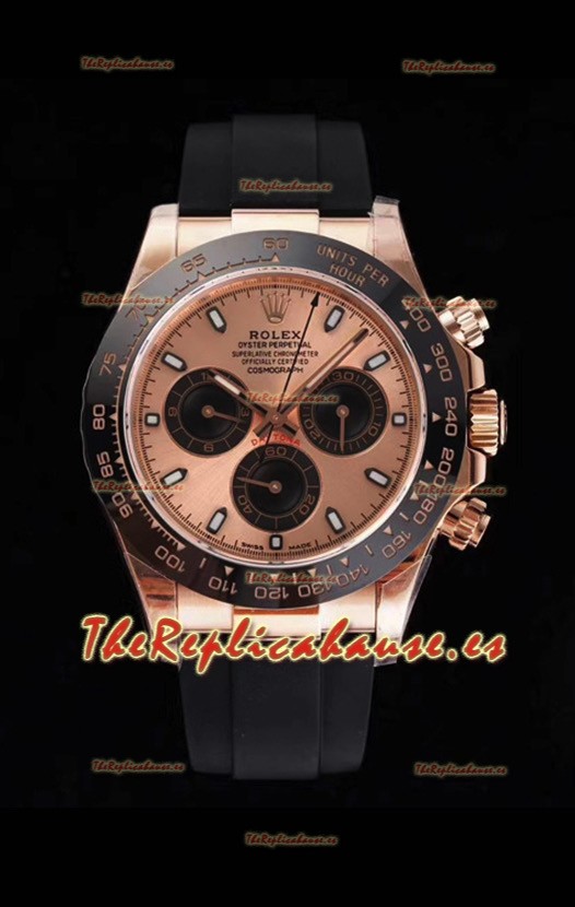 Rolex Daytona 116515LN Movimiento Original Cal.4130 Oro Everose - Reloj de Acero 904L a Espejo 1:1