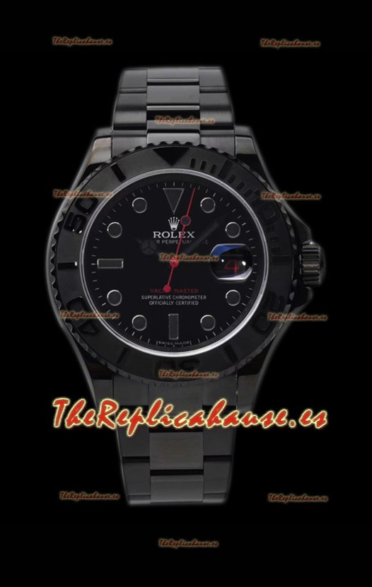 Rolex Yachtmaster Blackout Edition Reloj Réplica Suizo 1:1